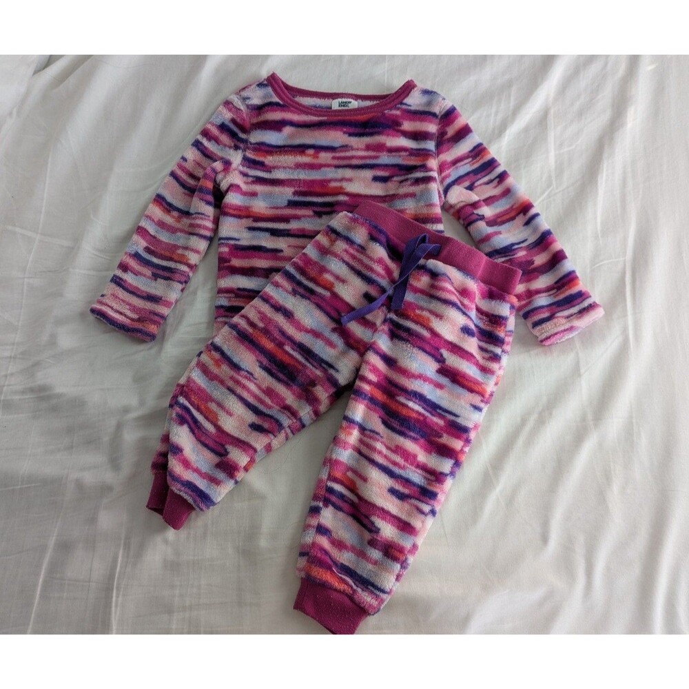 Lands End Fleece Pajamas, 2T